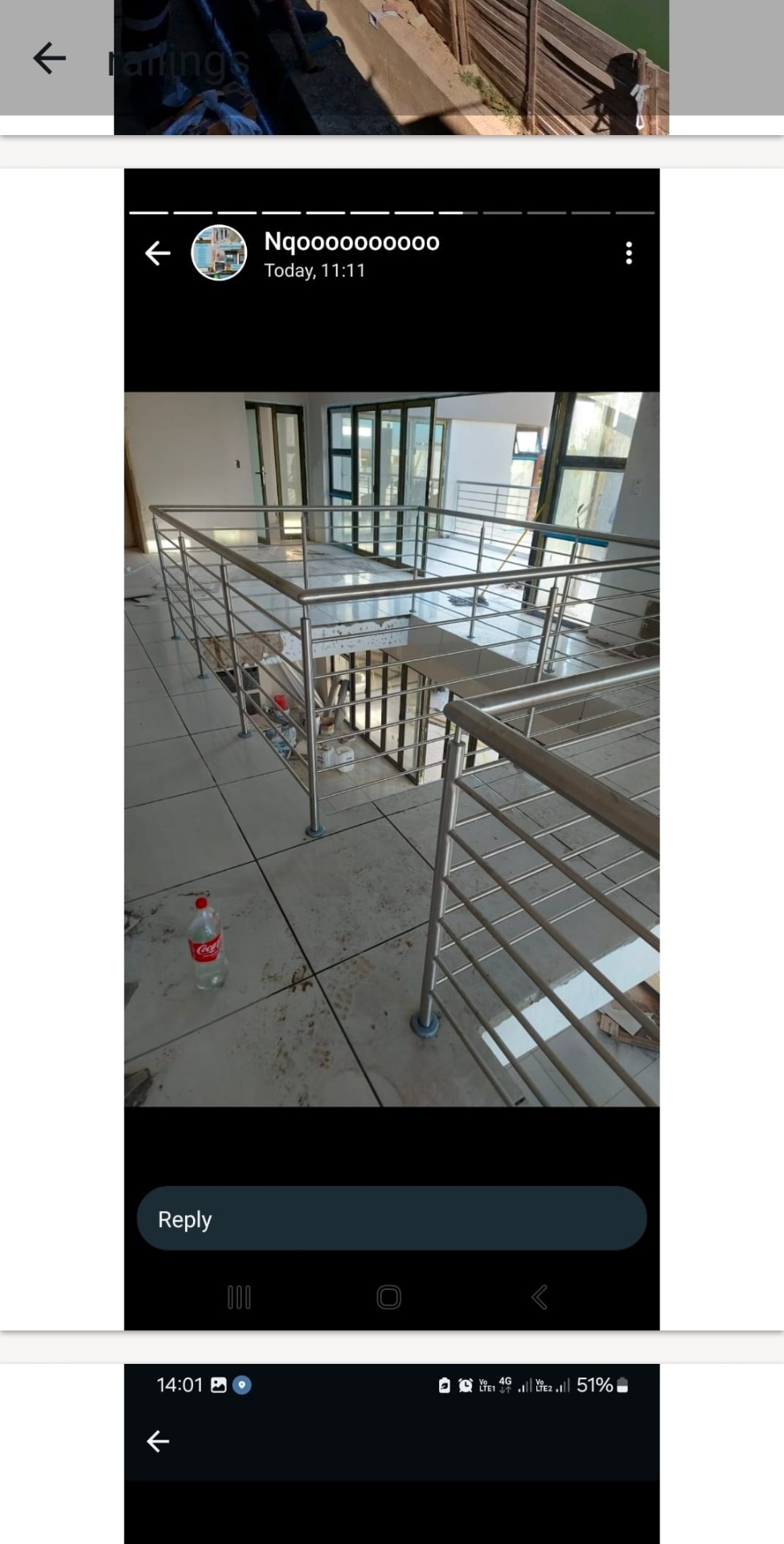Mezzanine Floor Railing