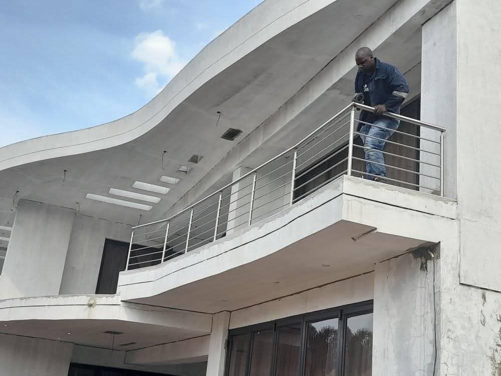Curved Stainless Balcony Rail